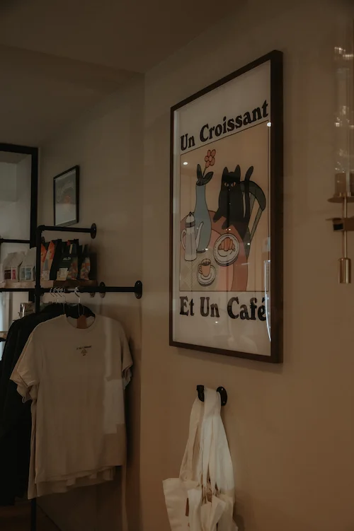 L'intérieur du Bar à Croissant